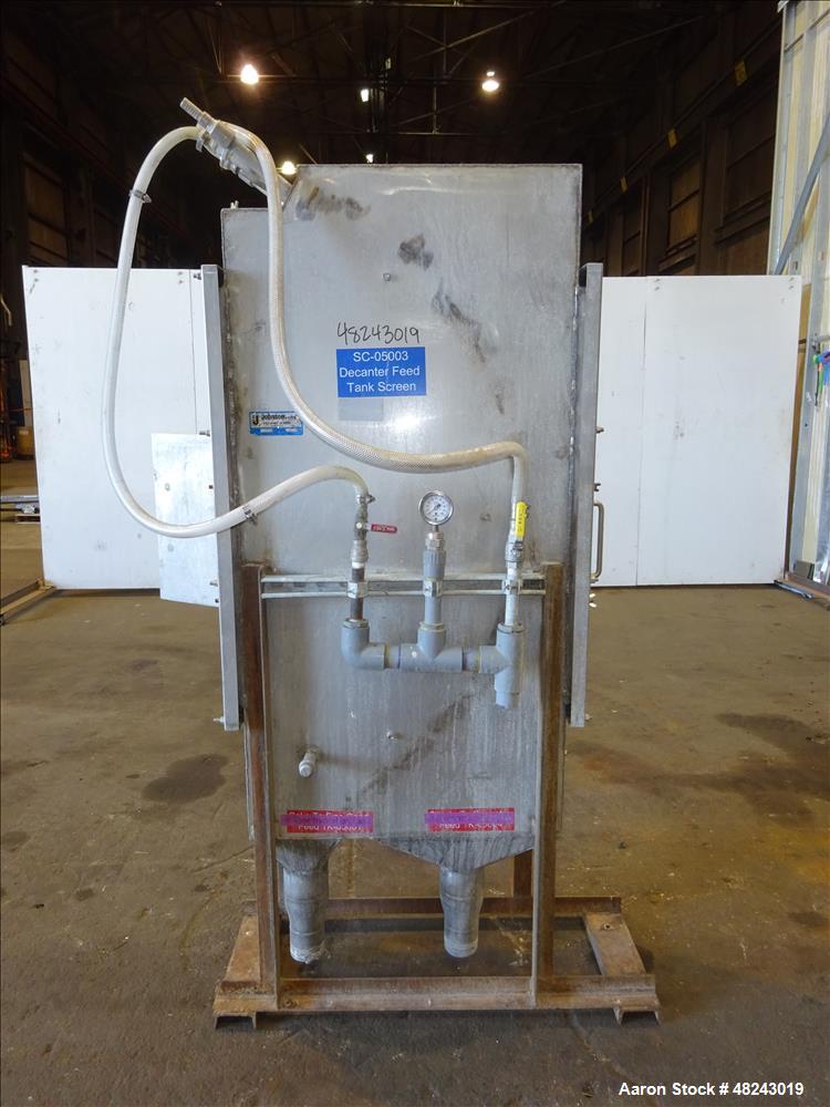 Used Johnson Screens Vee-Wire DSM Sieve-Bend Screening Unit, 316/304 Stainless